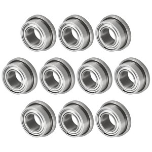 Unique Bargains Chrome Steel Multipurpose Use Flanged Ball Bearing 10 1/8" x 1/4" x 1/9" - 1 of 4