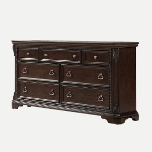 Mahogany 7 Drawer Dresser - 1 of 1