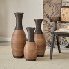 KWPZQEB PVC Decorated Vases Set of 3, Desktop Vase, Classic and Neat Floor Vase, High Independent Flower Stand, Large Classic Vases for Home - 3 of 4