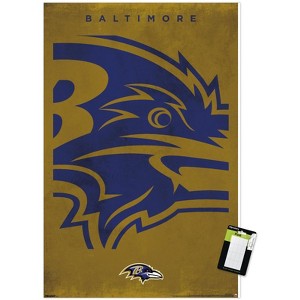 Trends International NFL Baltimore Ravens - Logo 25 Unframed Wall Poster Prints - 1 of 4