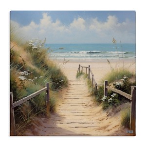 Stupell Industries Sandy Path to Beach, 24" x 24" - 1 of 4