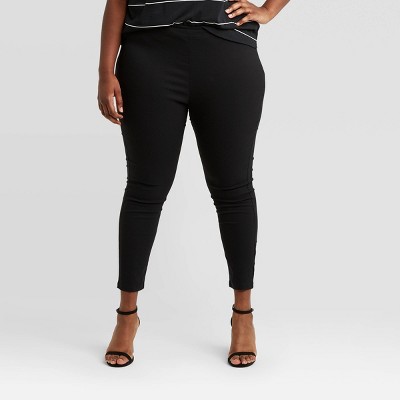 skinny black crop pants