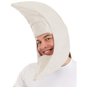 HalloweenCostumes.com One Size Fits Most   Moon Costume Hat for Adults and Kids, Gray - 1 of 4
