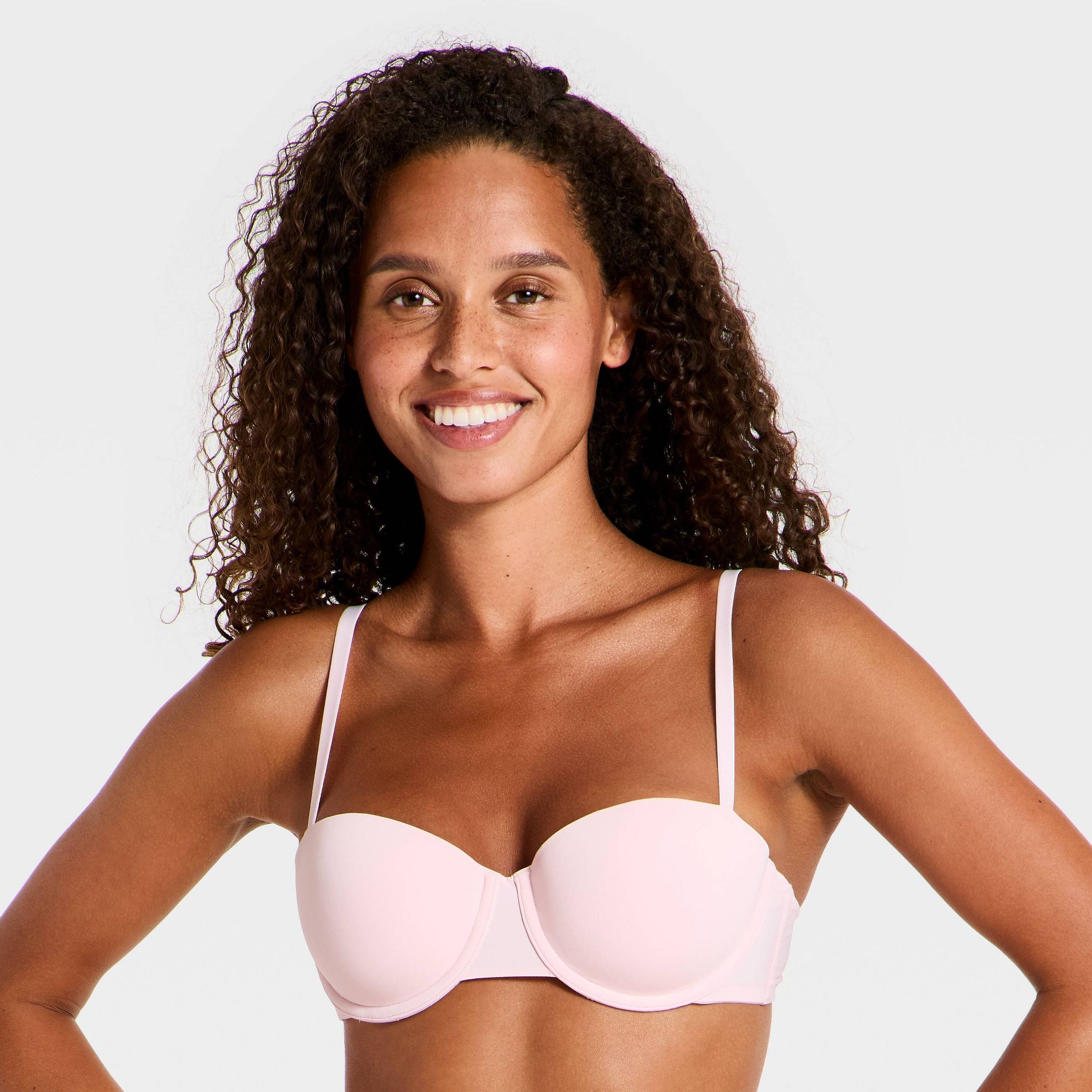 Women's Removable Pad Push-Up Balconette Bra - Wild Fable™ Pink 34D