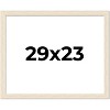 PosterPalooza | 29x23 Wide Barnwood Picture Frame, UV Acrylic, 6 Finishes - Grey, Brown, White, and Black - 2 of 4