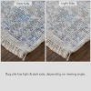 Caldwell Transitional Medallion Gray/Blue/Ivory Area Rug - 3 of 4