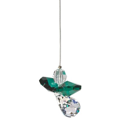 Woodstock Crystal Suncatchers  Crystal Guardian Angel Sapphire  Crystal Wind Chimes For Inside  Office  Kitchen  Living Room DÃƒÂ©cor  1"L