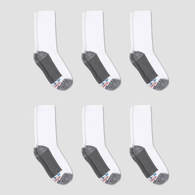 Hanes Premium Men's X-Temp Ultra Cushion Crew Socks 6pk