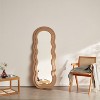 ONWITH 63" x 24" Full Body Mirror For Bedroom,Full Length Mirror With Stand, Floor Large Mirror Wll Mirror,Khaki - 3 of 4