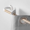 Blackout Kids' Curtain Rod Natural Wood/White - Pillowfort™ - image 3 of 3