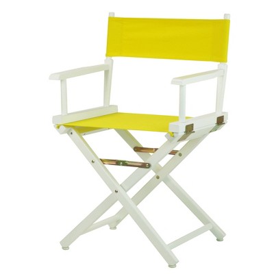 Yellow shop directors chair