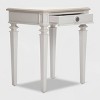 Benson End Table Nightstand with Drawers Light Gray - Finch - image 2 of 4