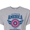 Women's - Marvel - Captain America Collegiate Cropped Graphic T-Shirt - 2 of 4