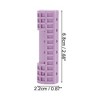 Unique Bargains Women's Heatless Voluminous Hair Roller 2.68"x0.87" Purple 12pcs - 4 of 4