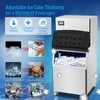 Acekool 550Lbs/24H Split Commercial Ice Machine with 350Lbs Storage, Stainless Steel Freestanding Ice Maker with Water Filter - 3 of 4