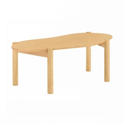 MH London Carson Contemporary Solid Wood Coffee Table For Living Room