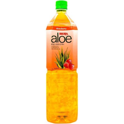 IBERIA aloe Strawberry Aloe Vera Drink - 1.5L Bottle