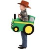 HalloweenCostumes.com One Size Fits Most   Toddler Ride in a Tractor Costume, Black/Yellow/Green - 3 of 4