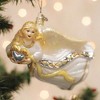 Old World Christmas Blown Glass Ornament for Christmas Tree, Angel with Heart - 2 of 4