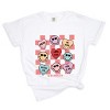 S.W.Smiley Candy Heart Smile Solid - Women's Garment Dyed Graphic T-Shirt - 2 of 4