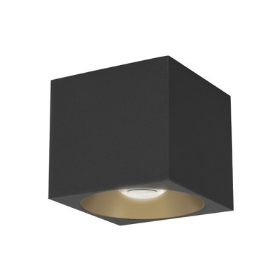 Maxim Lighting Stout 1 - Light Flush Mount in  Black