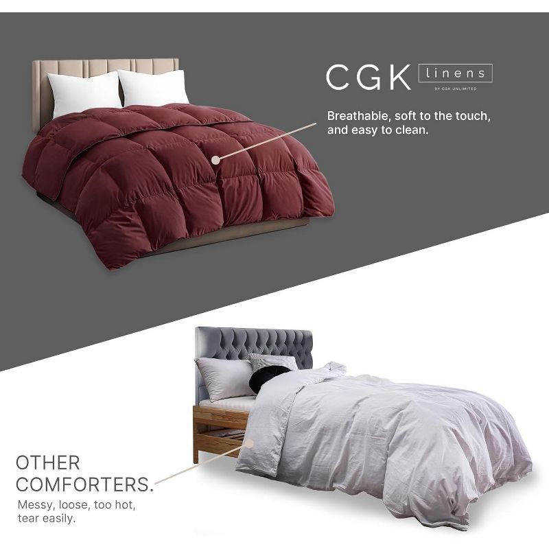 Goose Down Alternative Comforter - CGK Linens, 3 of 6