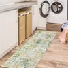 Machine Washable Area Rug Low Pile Non Slip Modern Abstract Rug Foldable Stain Resistant Carpet for Living Room Bedroom Indoor Ultra Thin Mat - 2 of 4