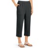 Collections Etc Gauze Pocketed Capris - 2 of 4
