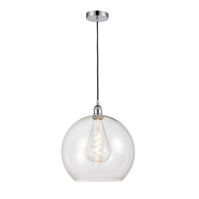 Athens - 1 Light Pendant In Industrial Style-17.38 Inches Tall and 13.75 Inches Wide
