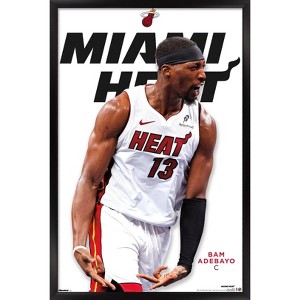 Trends International NBA Miami Heat - Bam Adebayo Feature Series 25 Framed Wall Poster Prints - 1 of 4