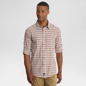 Wrangler Outdoor Long Sleeve Emmett Shirt - Terracotta S, Men