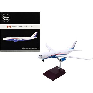 Airbus A330-200 Commercial Aircraft "Government of Canada" White and Blue w/Red 1/200 Diecast Model Airplane by GeminiJets - 1 of 3