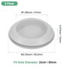 Unique Bargains Rubber Corrosion-Resistant Silicone Snap-in Locking Hole Plugs Gray - 3 of 4