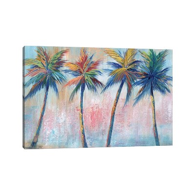 Color Pop Palms By Nan Unframed Wall Canvas - Icanvas : Target