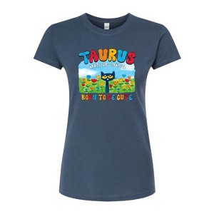 Women's - Pete the Cat - Taurus Fitted Graphic T-Shirt - 1 of 3