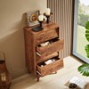 ALEXOUN Drawers Dresser,Vintage Bevel Design Bedroom Furniture –Easy Pull-Drawer & Large Capacity | Perfect for Families, Apartments - 2 of 4