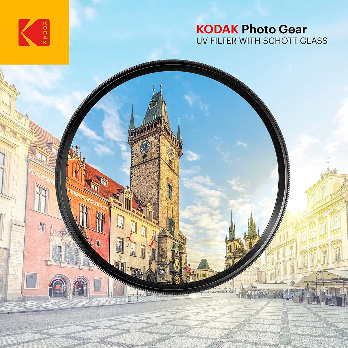 KODAK 37mm UV Filter, Slim 18-Layer SCHOTT Glass, 99% Light, Cuts Haze, Protects Lens & Clarity - thumbnail 2