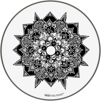 Remo ArtBEAT Aric Improta, Disillusion Artist Collection Drum Head, 16"