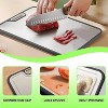 BRINJOY 15''x10'' Pure Titanium Cutting Boards for Kitchen, Large Titanware/Wheat Straw Chopping Board with Handle, - Non Toxic - Dishwasher Safe - 4 of 4