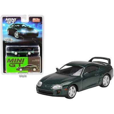 Toyota Supra (JZA80) Dark Green Pearl Metallic LTD ED to 1200 pieces Worldwide 1/64 Diecast Model Car by True Scale Miniatures