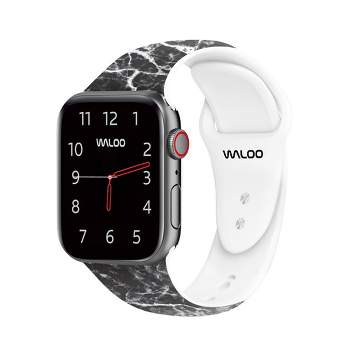 Black Louisville Cardinals Logo Silicone Apple Watch Band