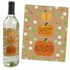 Big Dot of Happiness Pumpkin Patch - Fall, Halloween or Thanksgiving Party Decorations for Women and Men - Wine Bottle Label Stickers - Set of 4 - 2 of 4
