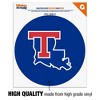 Louisiana Tech University Bulldogs Logo Automotive Car Window Locker Circle Bumper Sticker - 3 of 4
