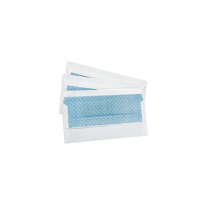Staples Self-Sealing Security-Tint #10 Envelopes 4-1/8" x 9-1/2" Wht 500/BX 511289/99296