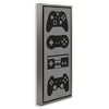 Stupell Industries Vintage Video Game Controllers Floating Frame Canvas Art, Gray, 15" x 31" - 2 of 4