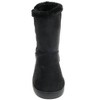 bebe Girl's Fur Trim Winter Boot with Sparkling Rhinestone Buttons - Chic and Cozy Stylish Boot for Girls - 4 of 4