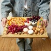 GustoWave 28in 3-Piece Magnetic Bamboo Cheese Board Set - 4 of 4