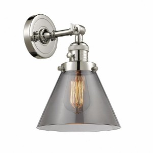 Cone - 1 Light Wall Sconce In Industrial Style-10 Inches Tall and 8 Inches Wide - 1 of 1