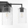 Quorum Lighting Merrick 4 - Light Vanity in  Matte Black - 4 of 4