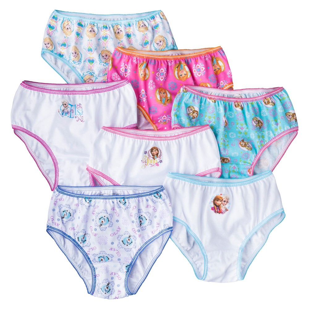 UPC 045299016608 product image for Disney Frozen Girls' 7-Pack Bikini Briefs - Assorted 8 | upcitemdb.com